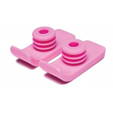 Gf Health Products 1 in. Lumex Walker Glide Skis, Pink 603210P